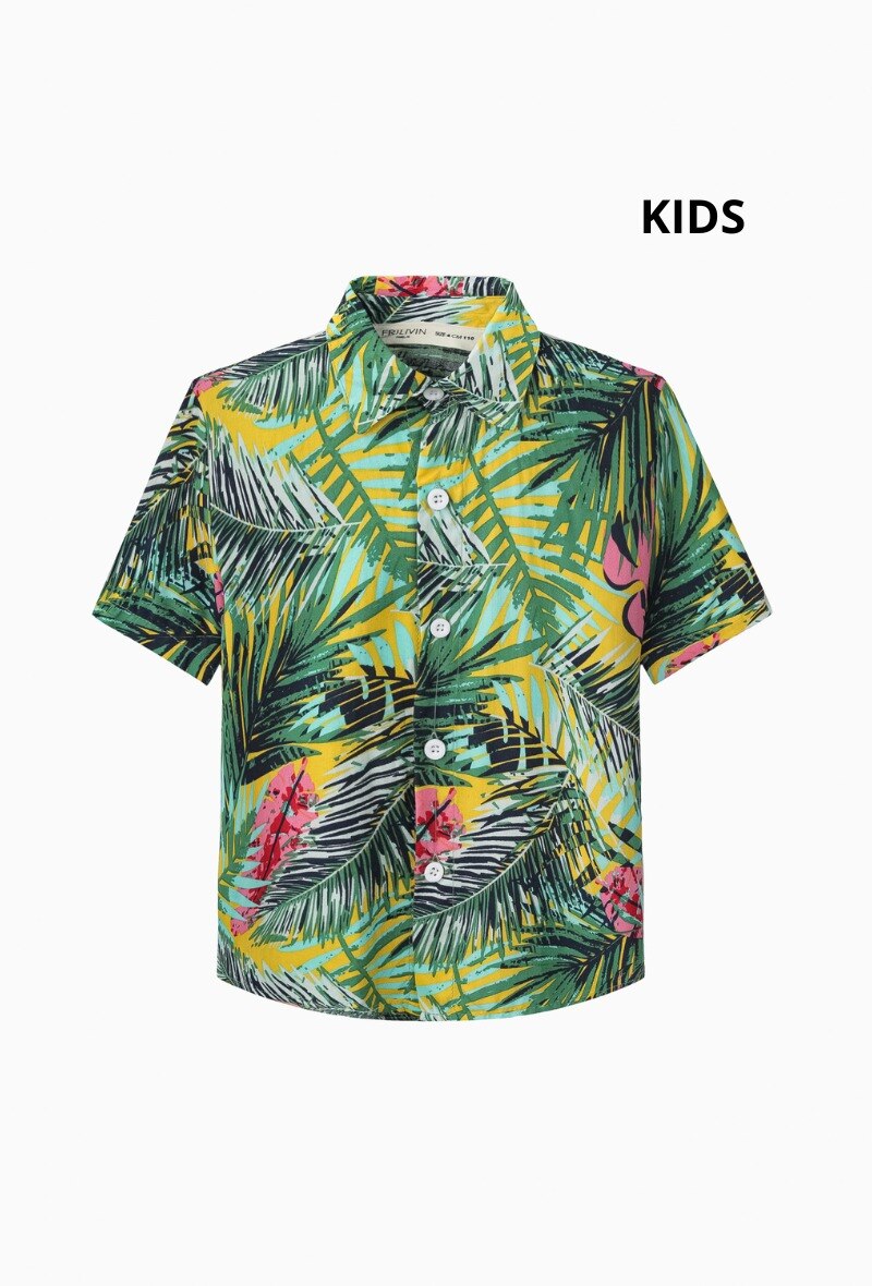 Wholesaler Frilivin - KIDS - Chemise décontractée à motifs fleuri