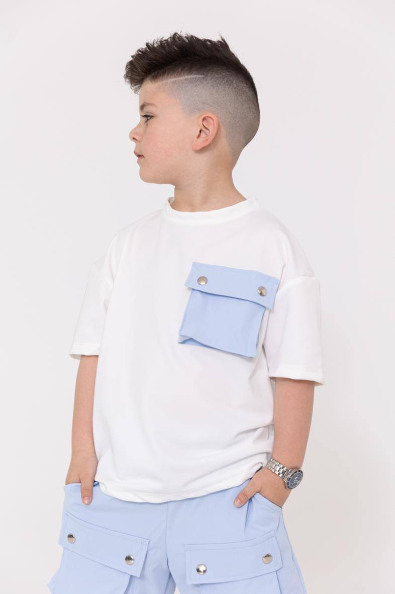 Grossiste Frilivin - KIDS - T-shirt à poche oversize