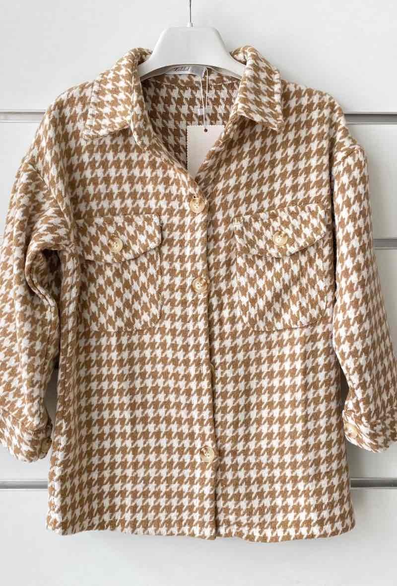 Wholesaler Lolilol - Long Jacket houndstooth