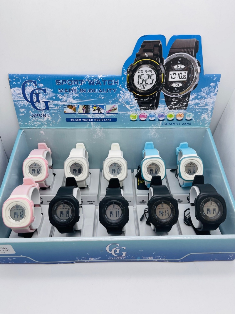 Grossiste GG Luxe Watches - Montre GG SPORT Étanche 30m MW-004