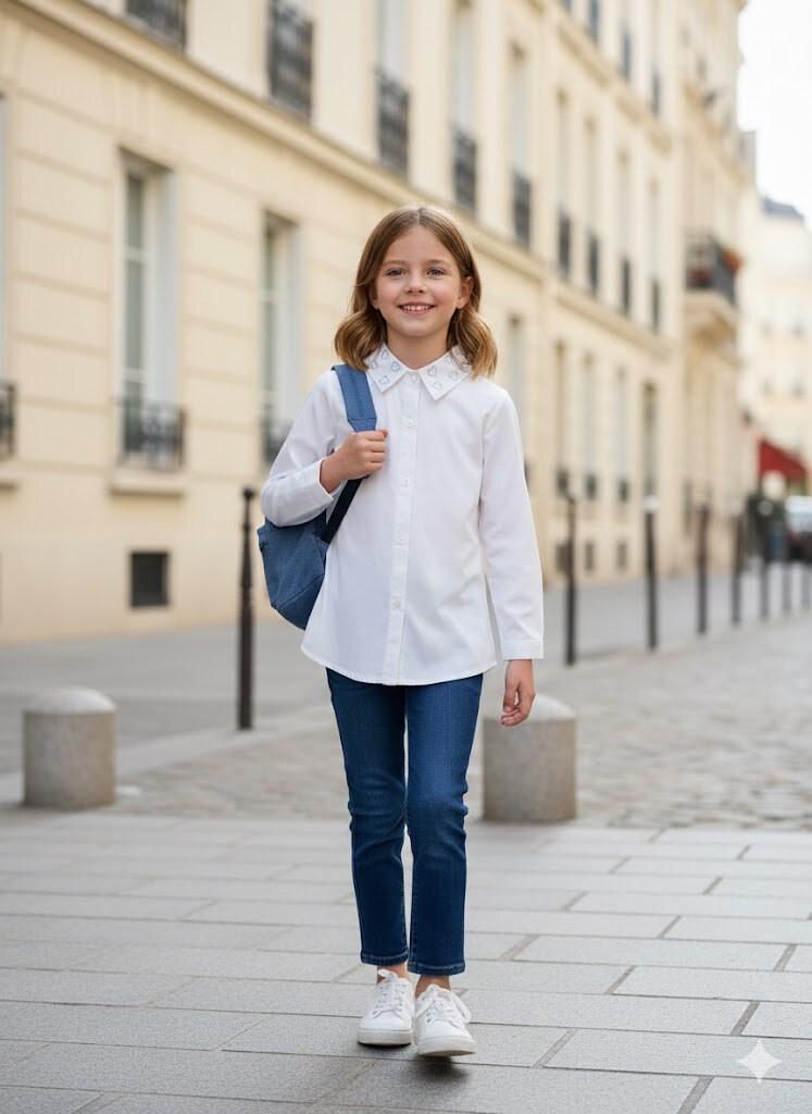 Grossiste Grasstar - Chemise élégante avec col brodé