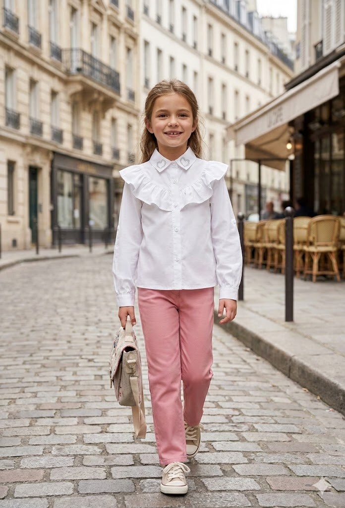 Grossiste Grasstar - Chemise à volants élégante