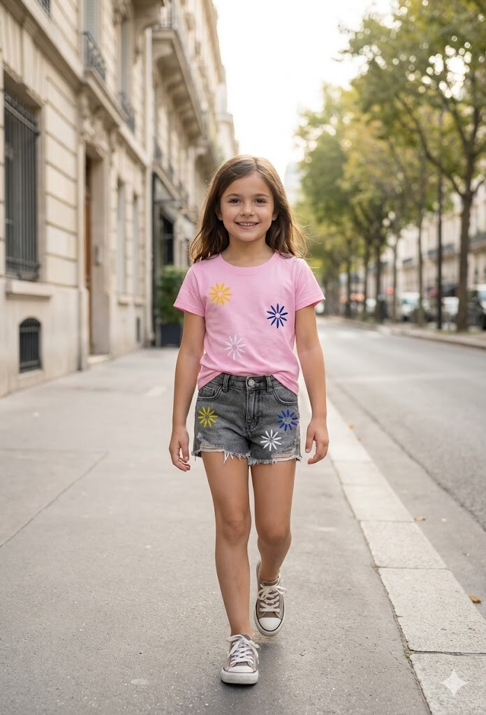 Grossiste Grasstar - Ensemble T-shirt et Short Femme