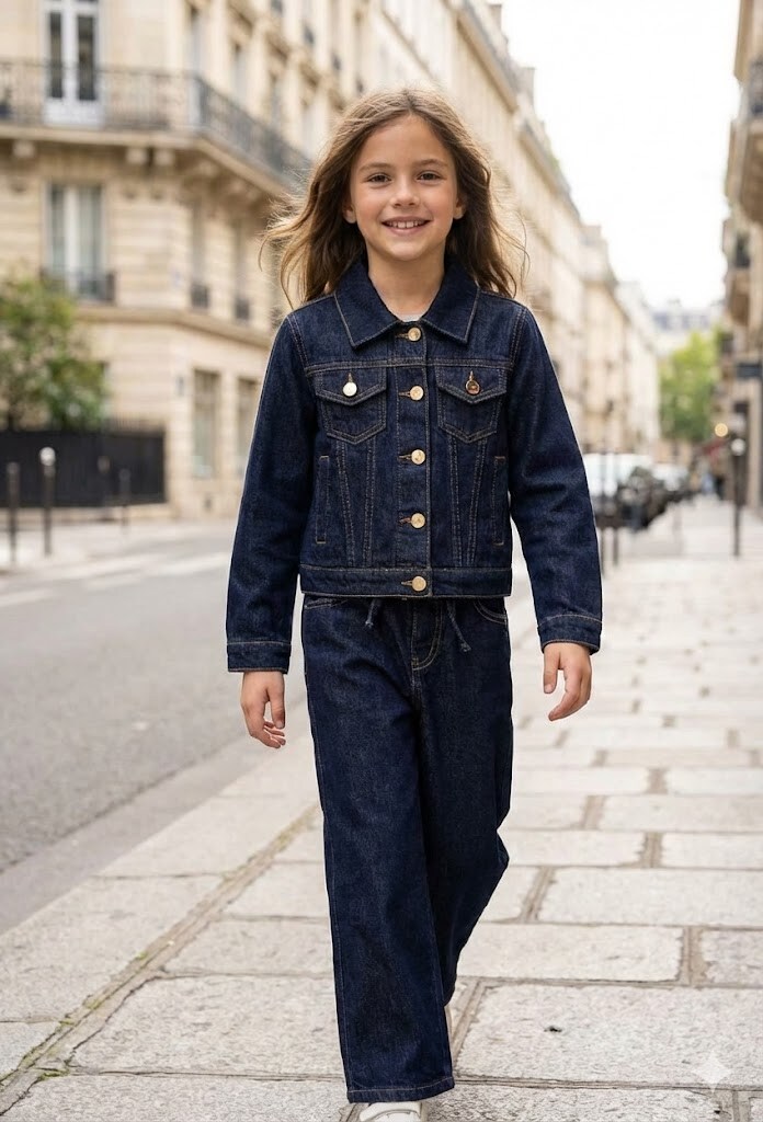 Grossiste Grasstar - Ensemble Denim Chic pour enfant