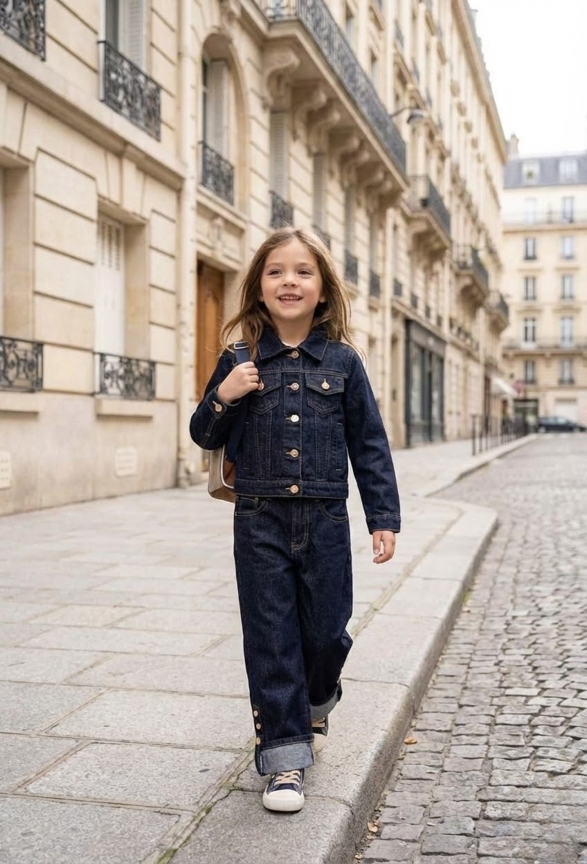 Grossiste Grasstar - Veste en jean et pantalon assorti