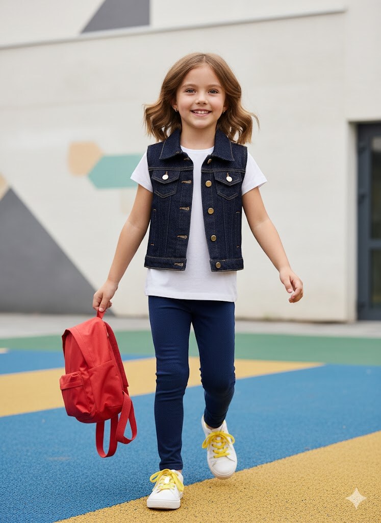 Grossiste Grasstar - Veste en jean sans manches