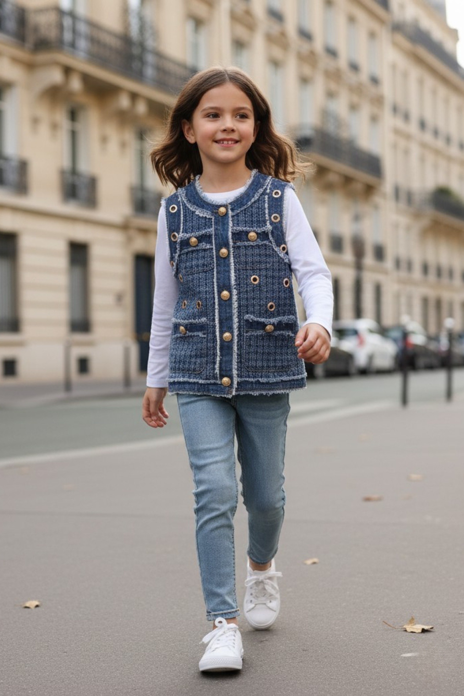 Grossiste Grasstar - Gilet sans manches à boutons