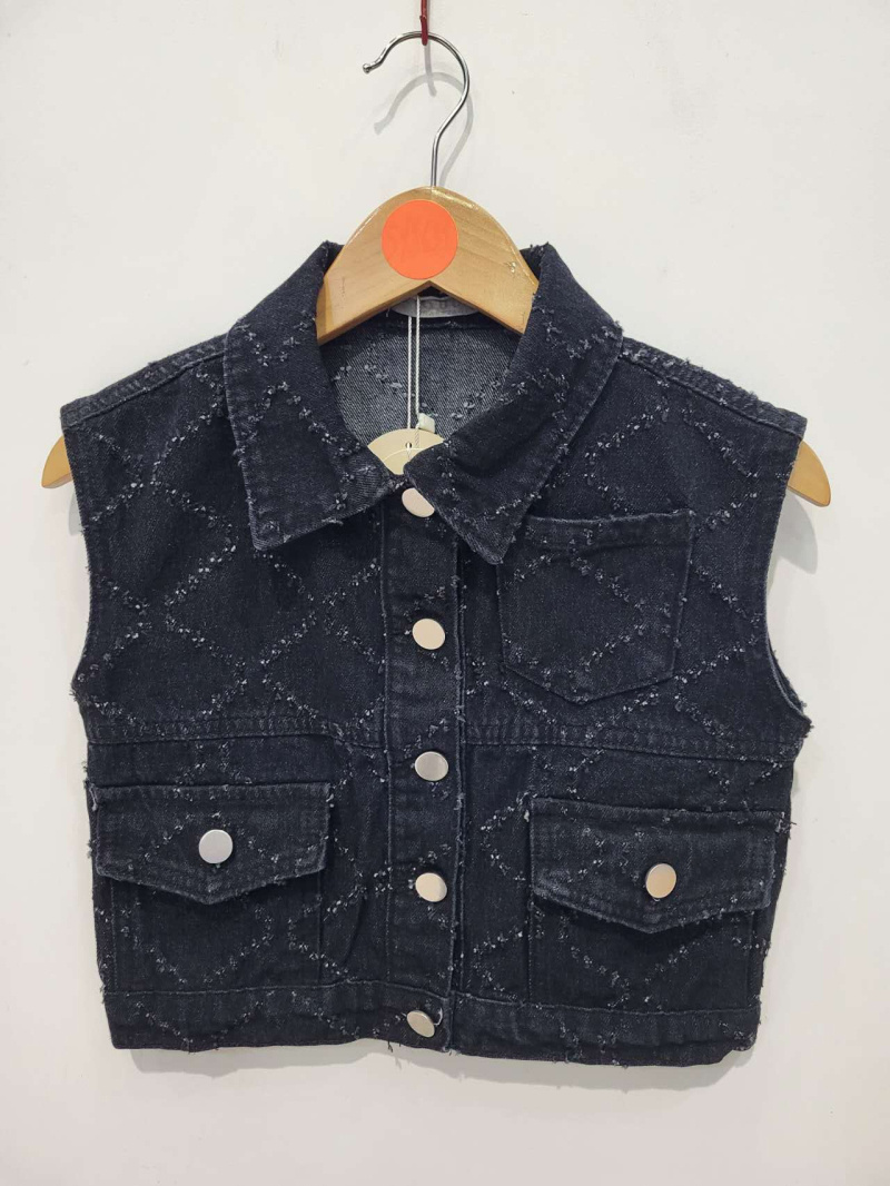 Grossiste Grasstar - GILET  JEAN