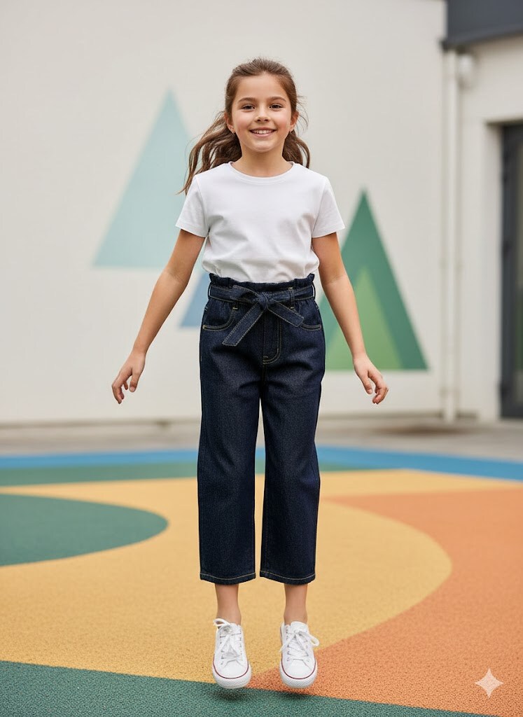 Grossiste Grasstar - Jean large avec ceinture