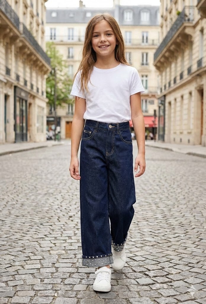 Grossiste Grasstar - Pantalon mi-long avec détail clouté