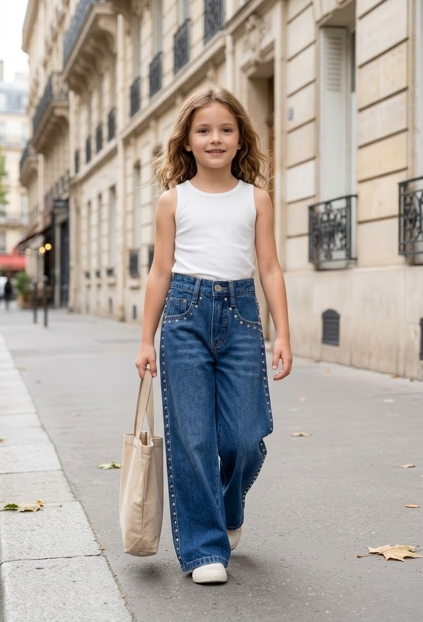 Wholesaler Grasstar - Slim-fit jeans with details