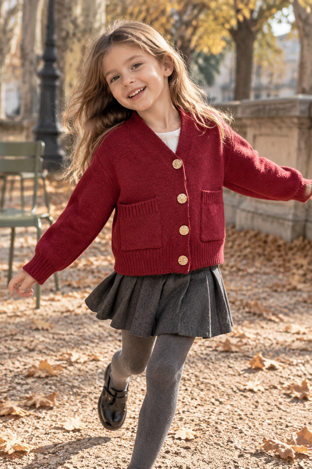 Grossiste Grasstar - Cardigan femme en maille douce à col V et boutons dorés