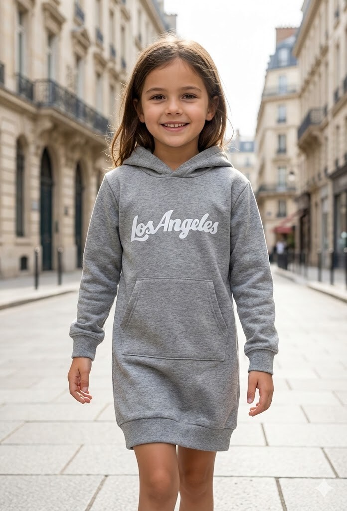 Grossiste Grasstar - Robe sweat à capuche