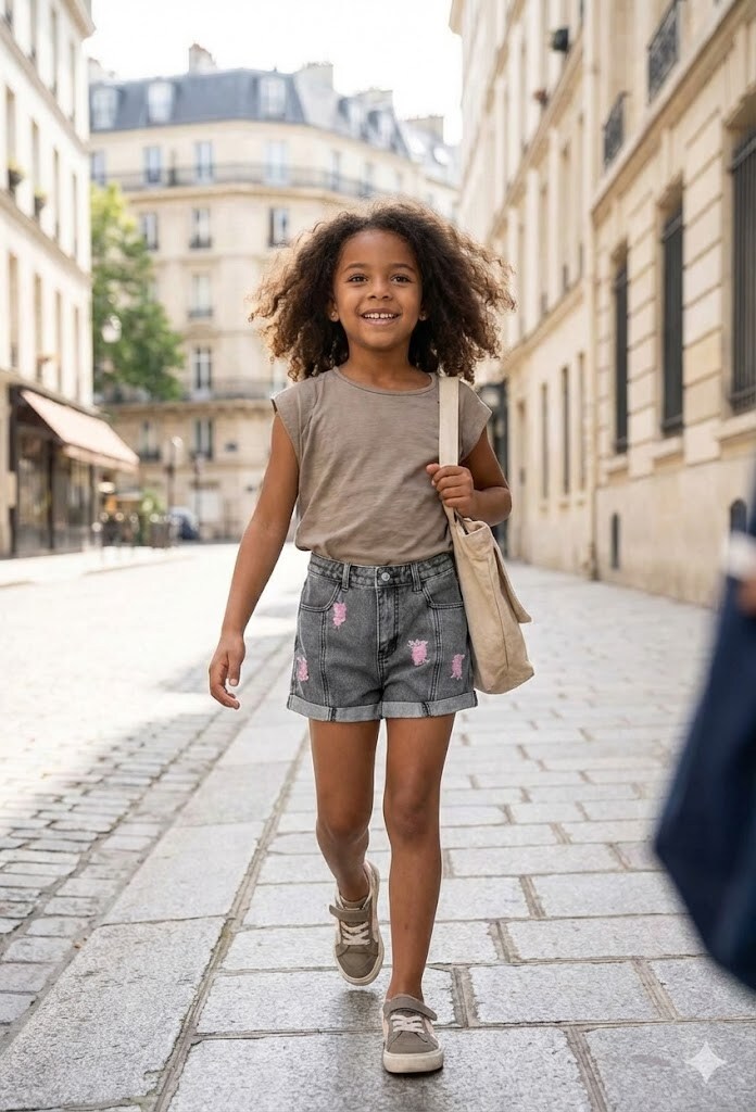 Grossiste Grasstar - Shorts en denim à cœurs
