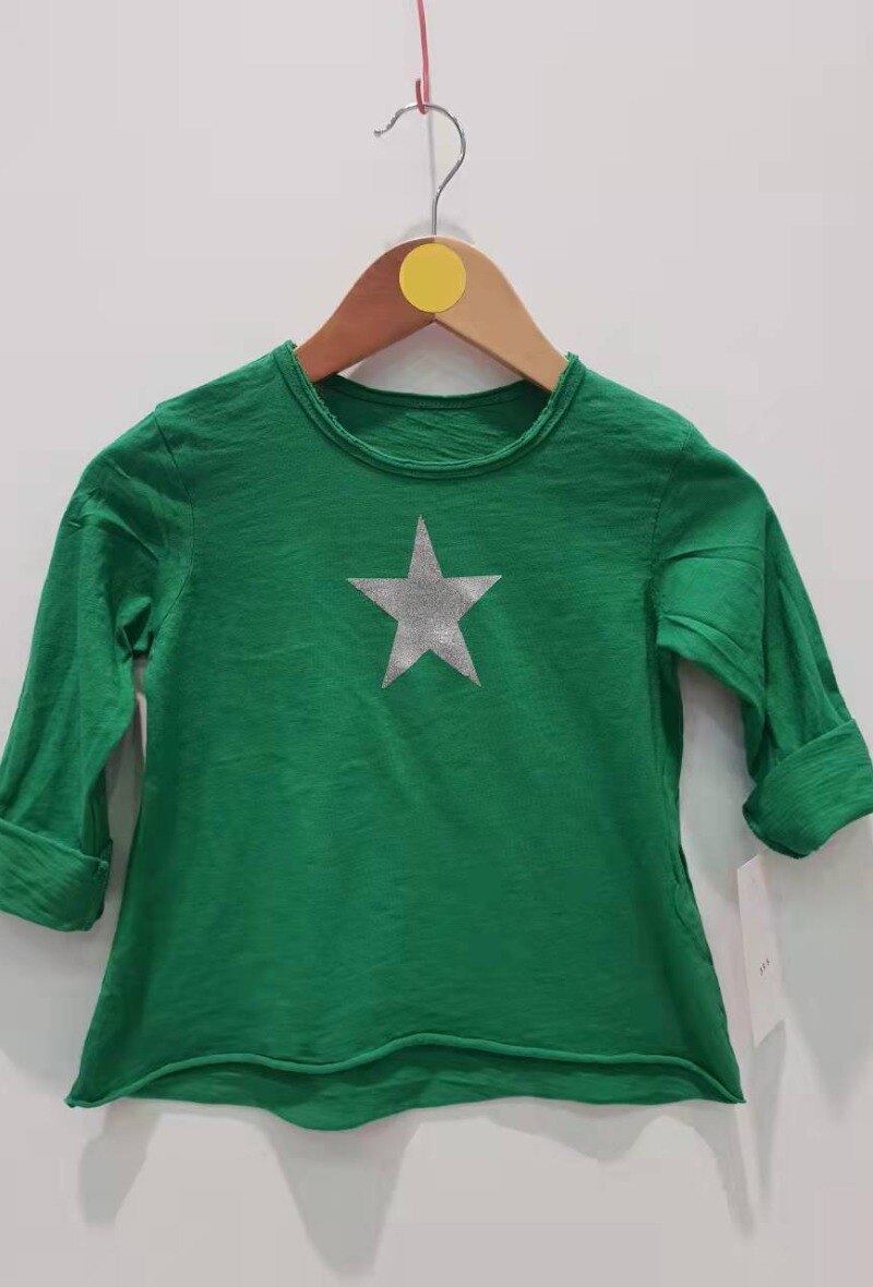 Wholesaler Grasstar - T SHIRT  SILVER  PENTAGRAM