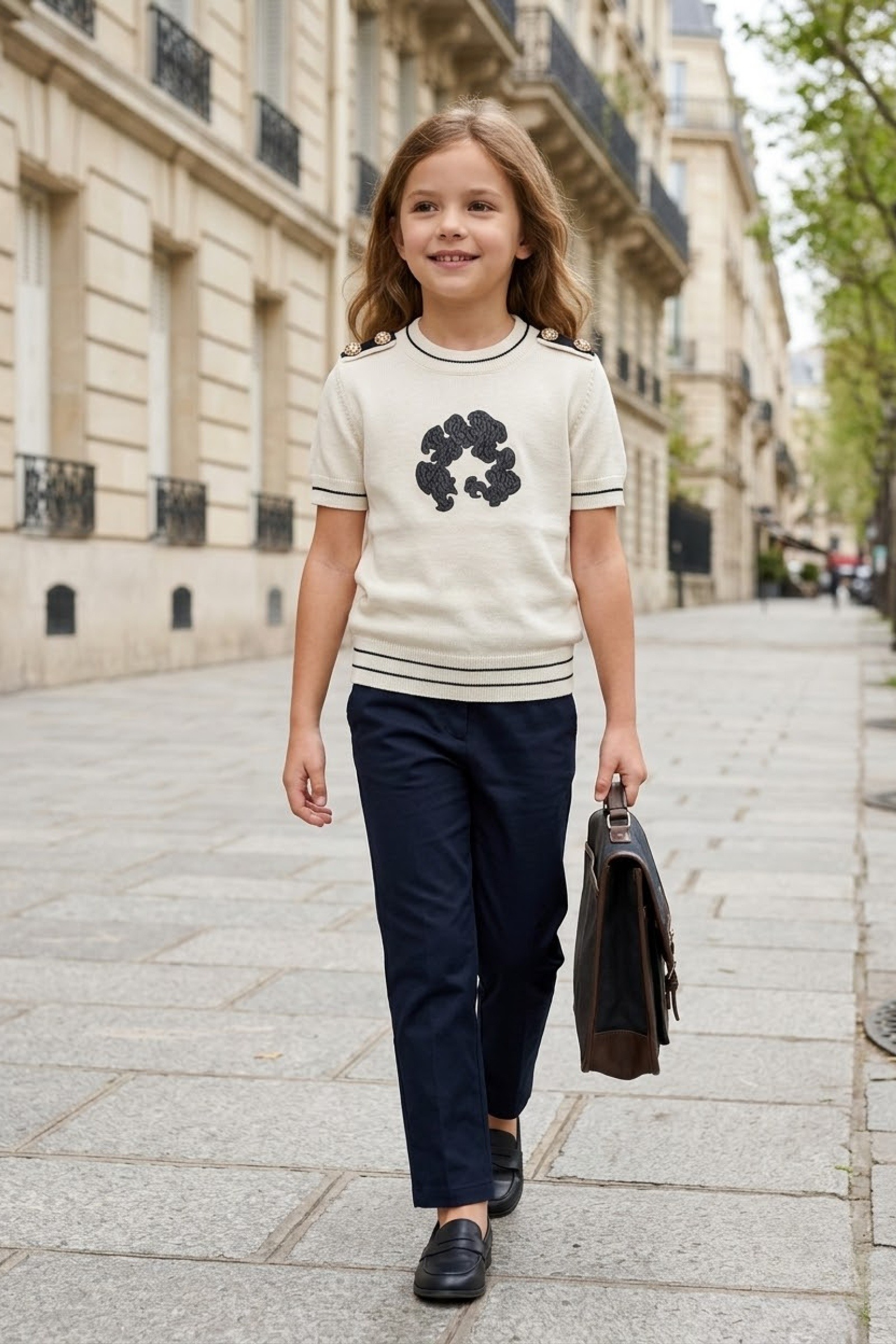 Grossiste Grasstar - Pull à col rond avec détails