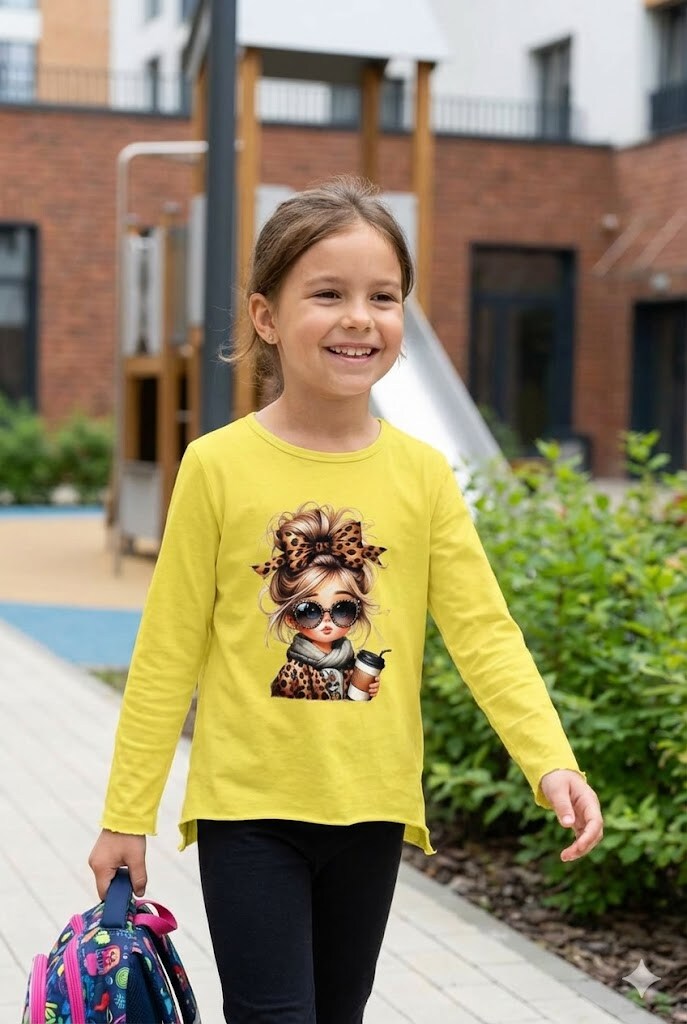 Grossiste Grasstar - T-shirt imprimé à manches longues