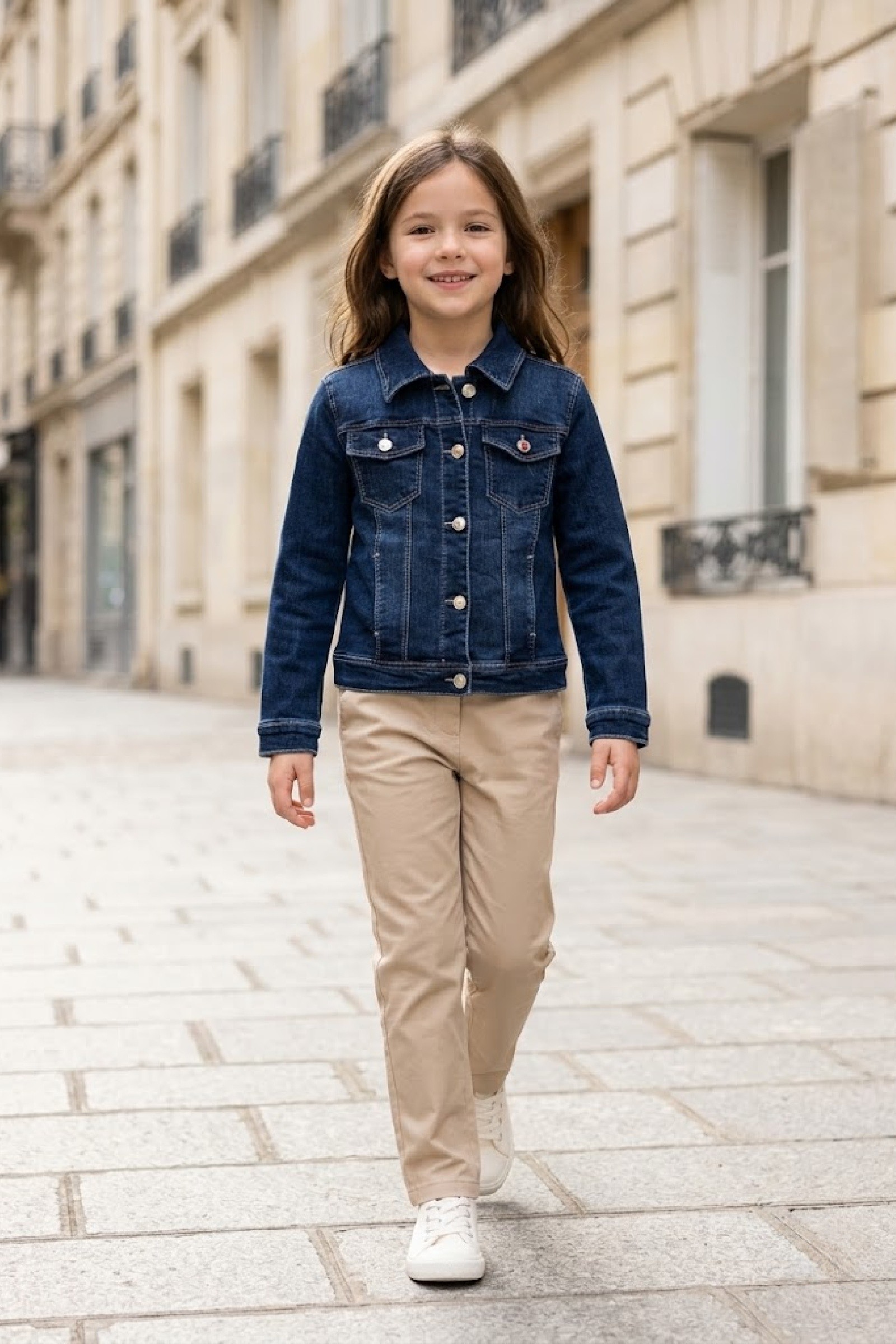 Grossiste Grasstar - Veste en denim à boutons classiques