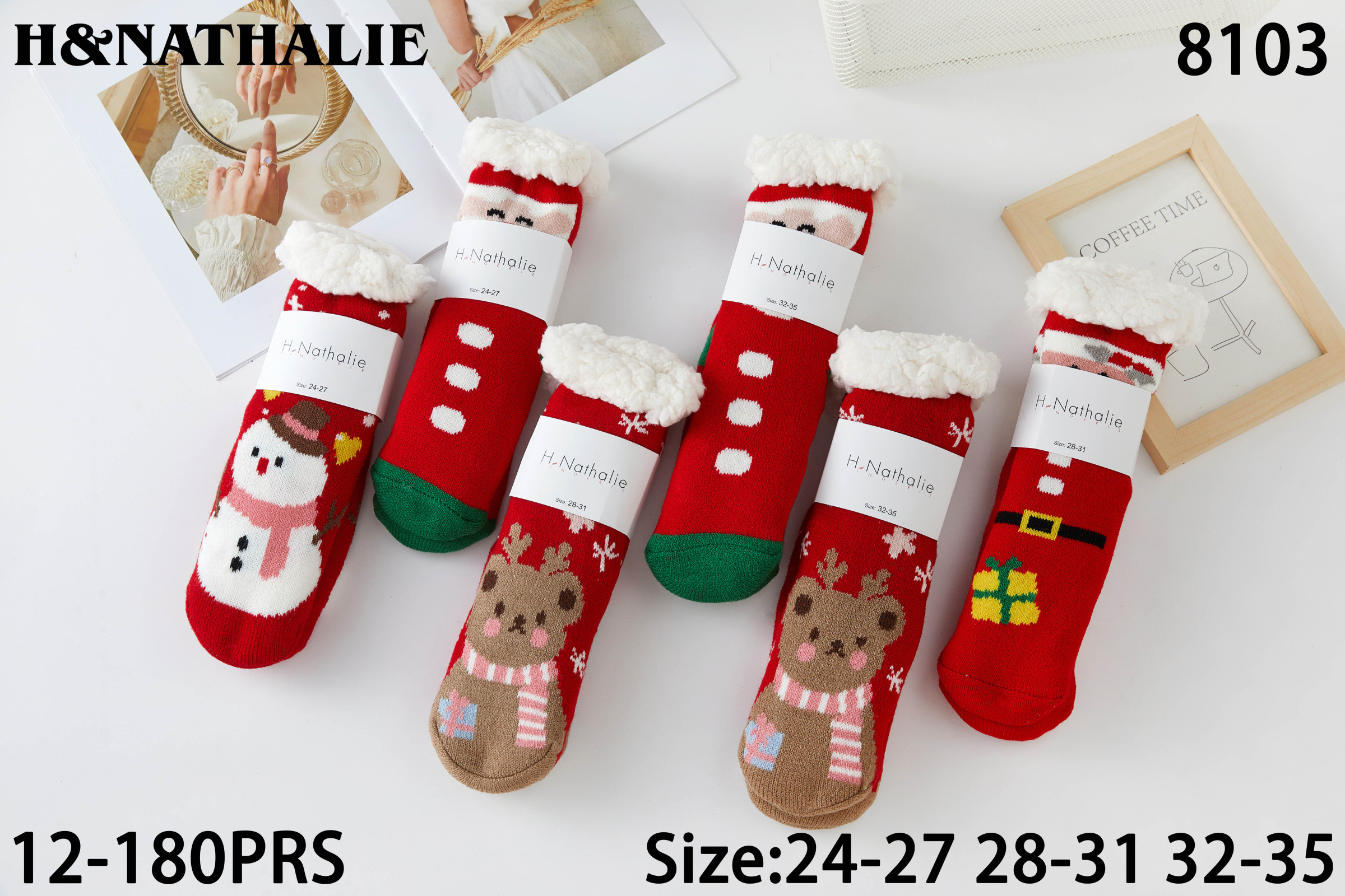 Großhändler H&Nathalie - Weihnachtssocke für Kinder