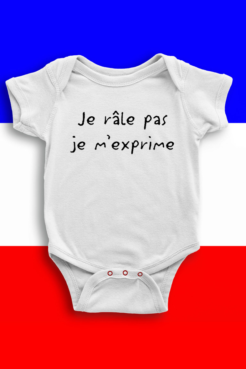 Grossiste I.A.L.D FRANCE - Body Bébé |  Je rale pas je m'exprime