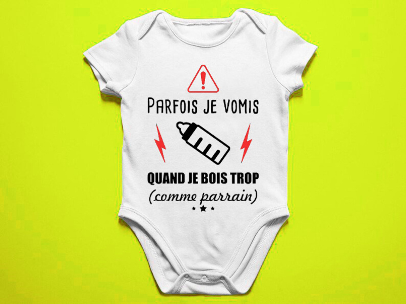 Grossista I.A.L.D FRANCE - Body Bambino | Vomito da padrino