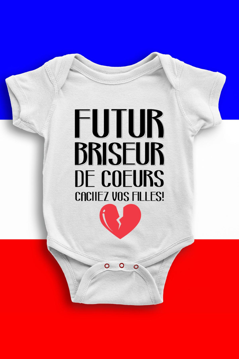 Grossista I.A.L.D FRANCE - Body Bébé | Futuro cuore infranto