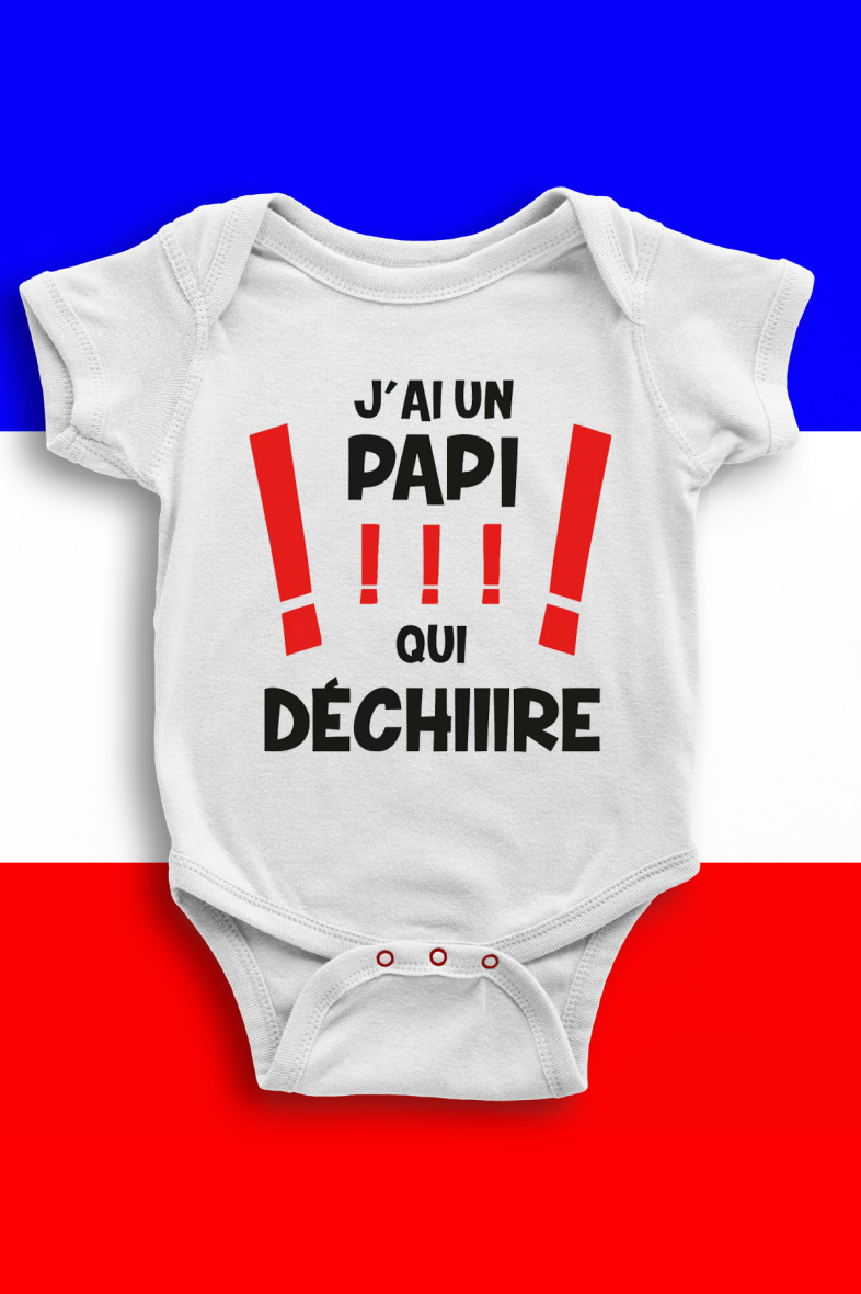 Grossista I.A.L.D FRANCE - Body Bébé |  Papi déchiiire