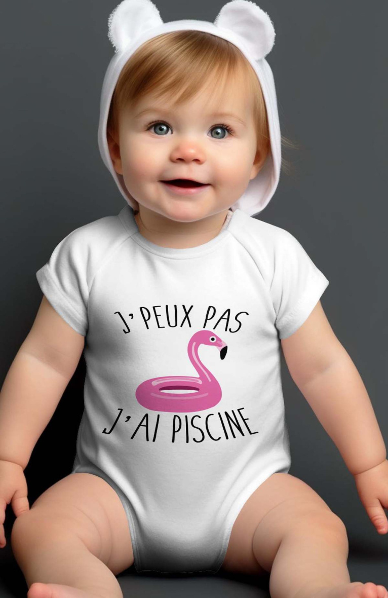 Wholesaler I.A.L.D FRANCE - Baby Girl  Bodysuit | peux pas piscine