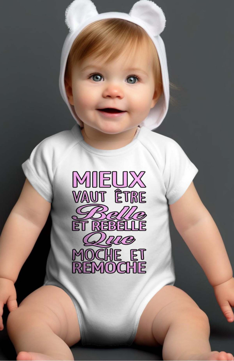 Mayorista I.A.L.D FRANCE - Body de niña | Hermosa rebelde