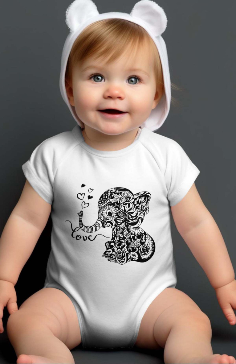 Wholesaler I.A.L.D FRANCE - Baby Girl  Bodysuit - éléf love