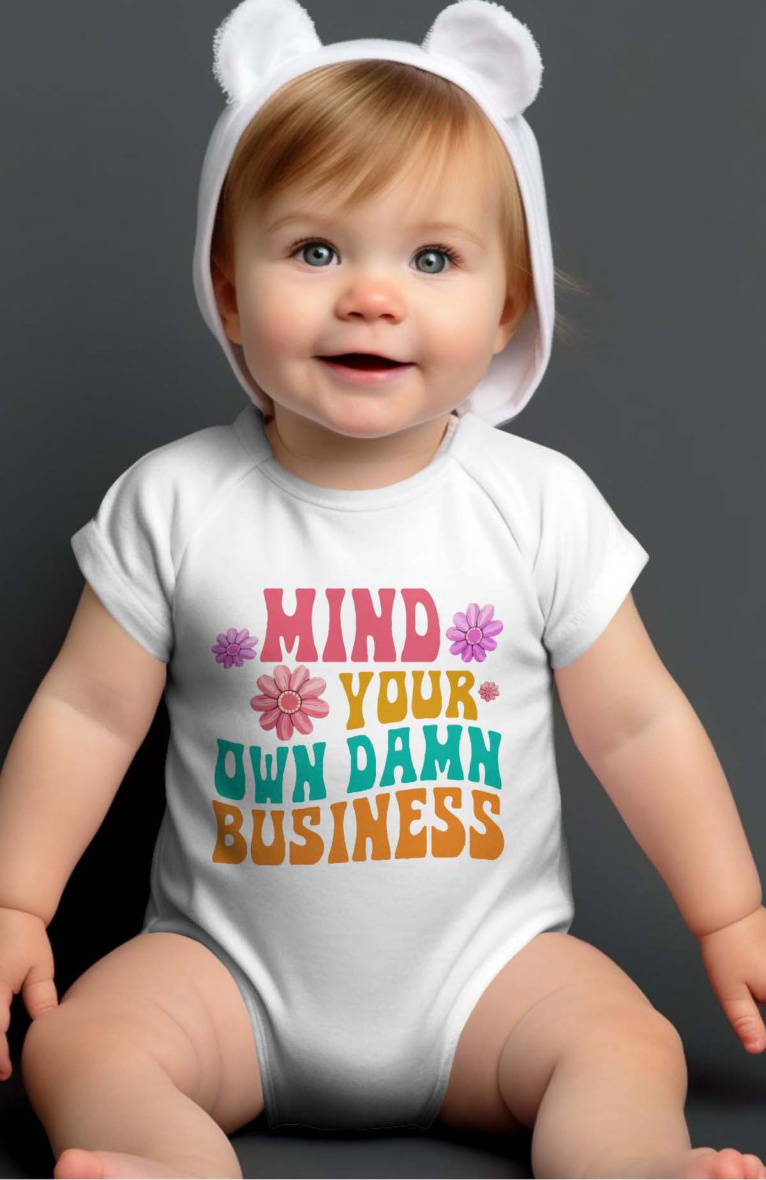 Wholesaler I.A.L.D FRANCE - Baby Girl  Bodysuit - Mind business
