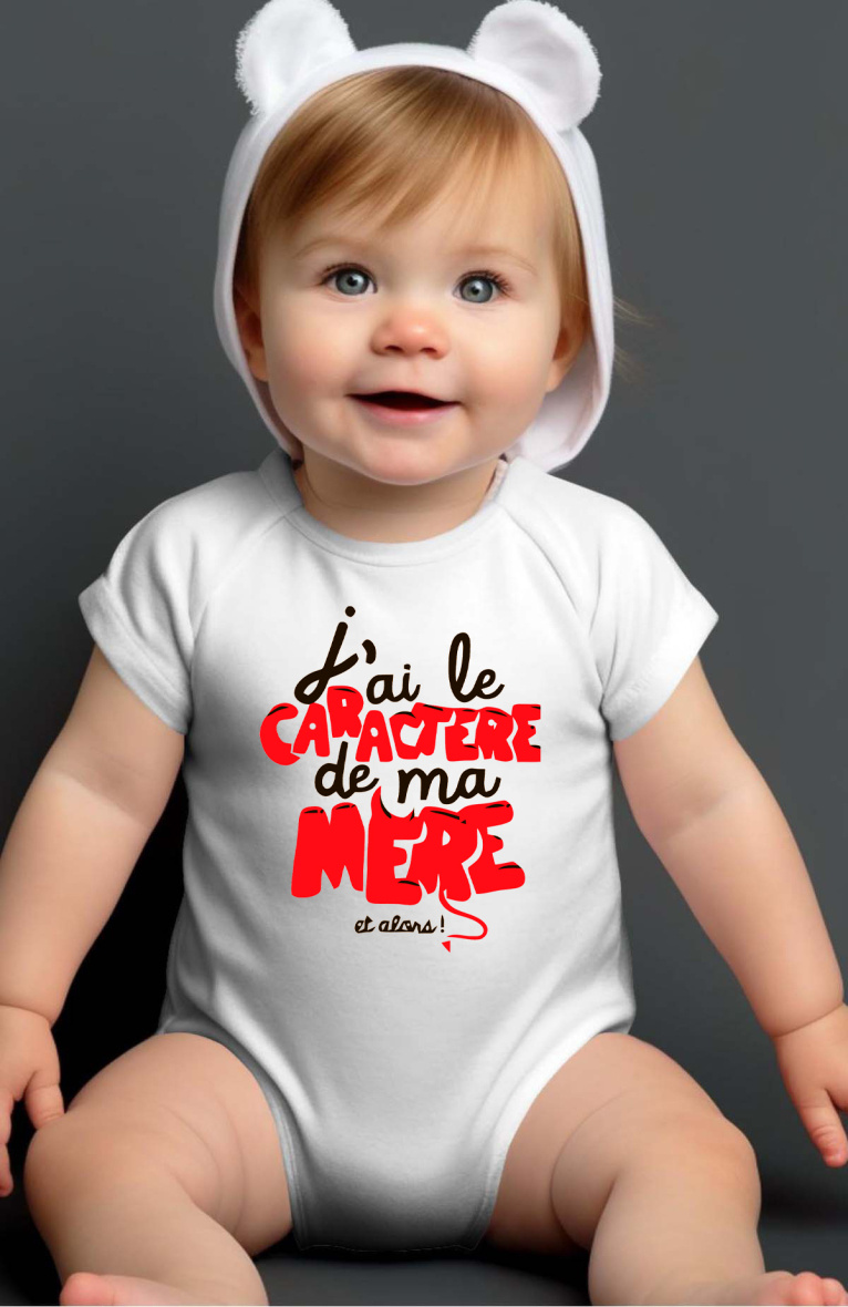 Großhändler I.A.L.D FRANCE - Charakter Mutter – Baby-Body für Mädchen