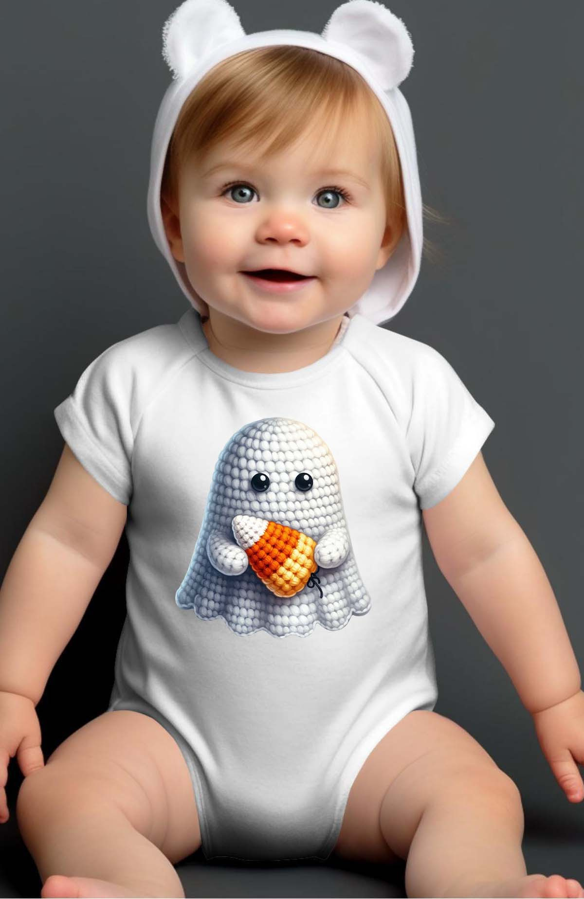 Wholesaler I.A.L.D FRANCE - Crochet ghost - Baby Girl  Bodysuit