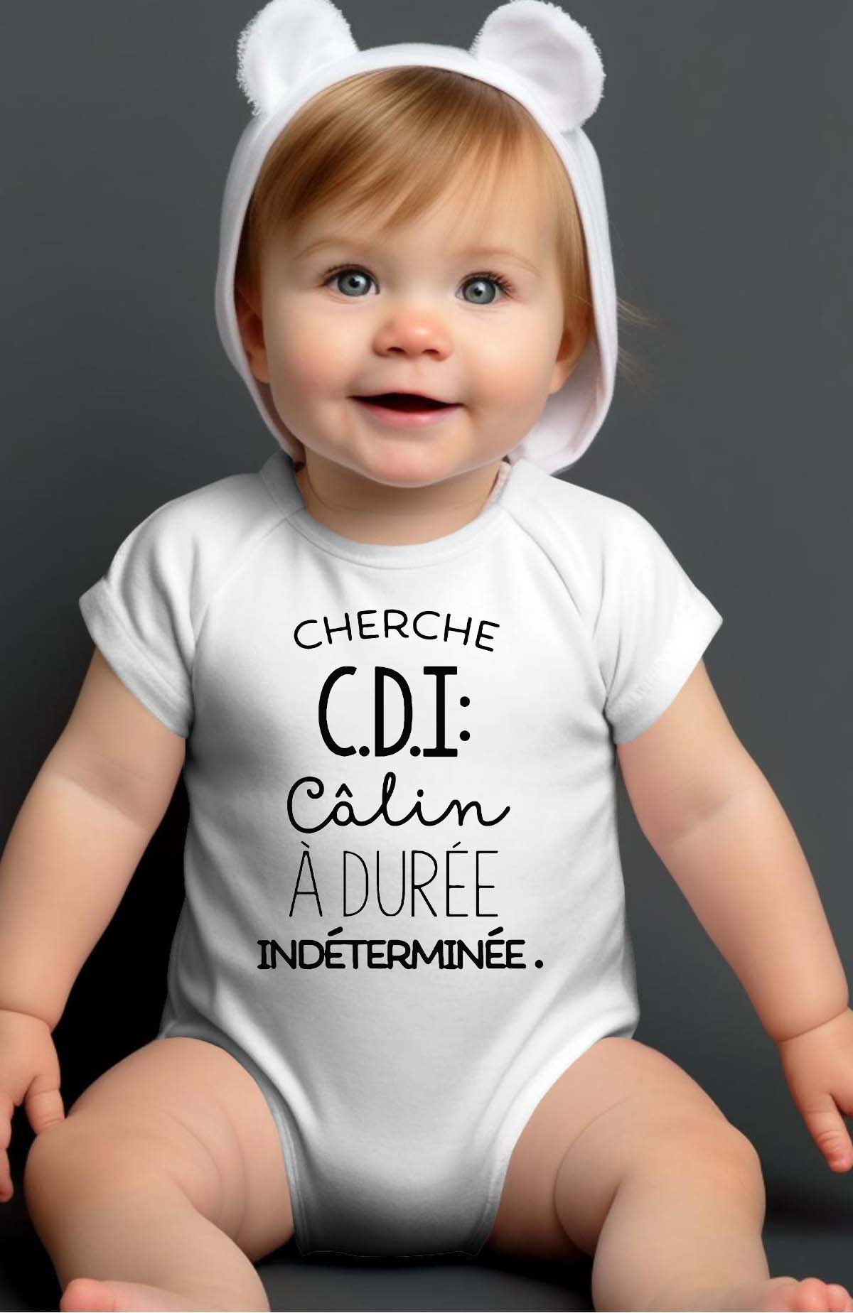 Großhändler I.A.L.D FRANCE - CDI Calin – Body für Baby-Mädchen