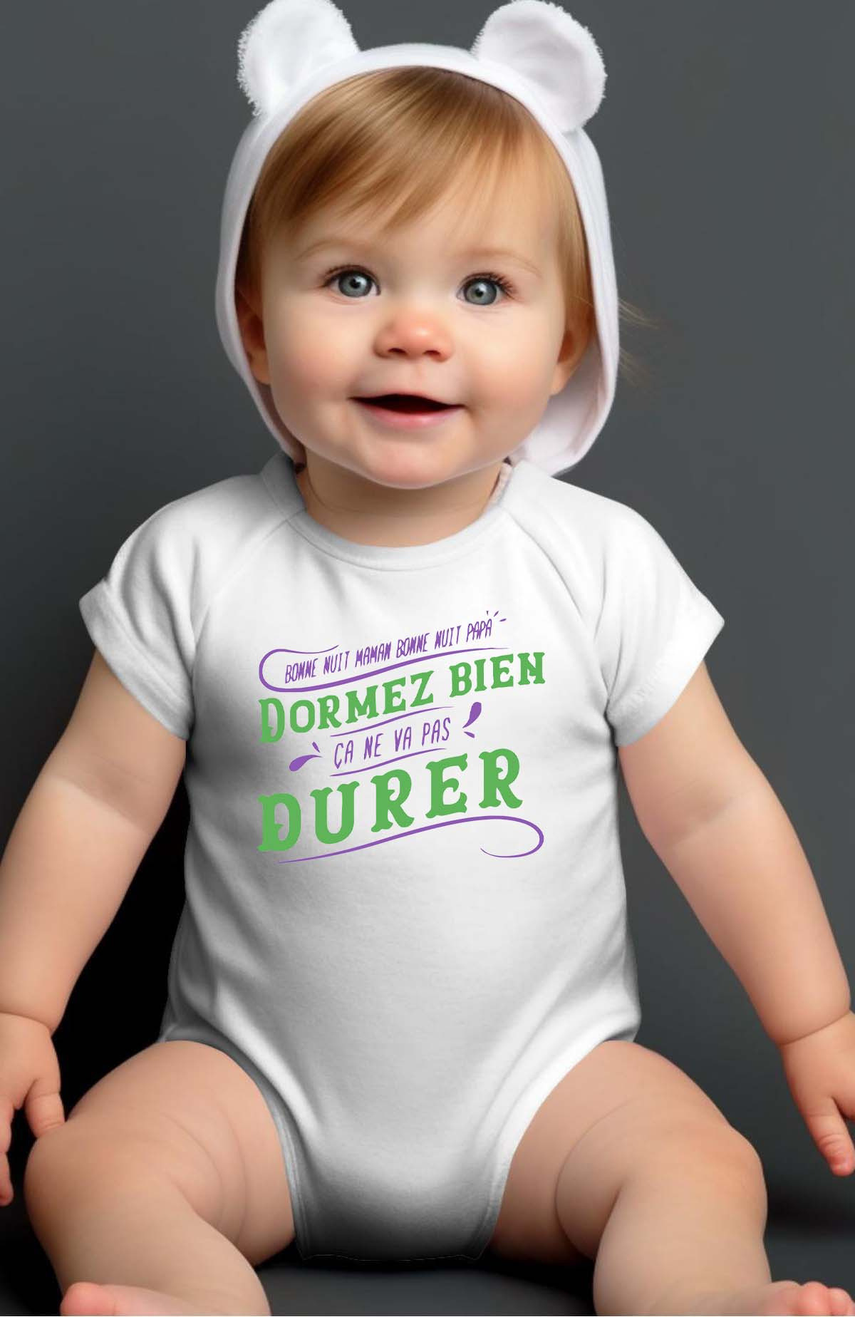 Grossiste I.A.L.D FRANCE - Dormez pas durée - Body bébé Fille