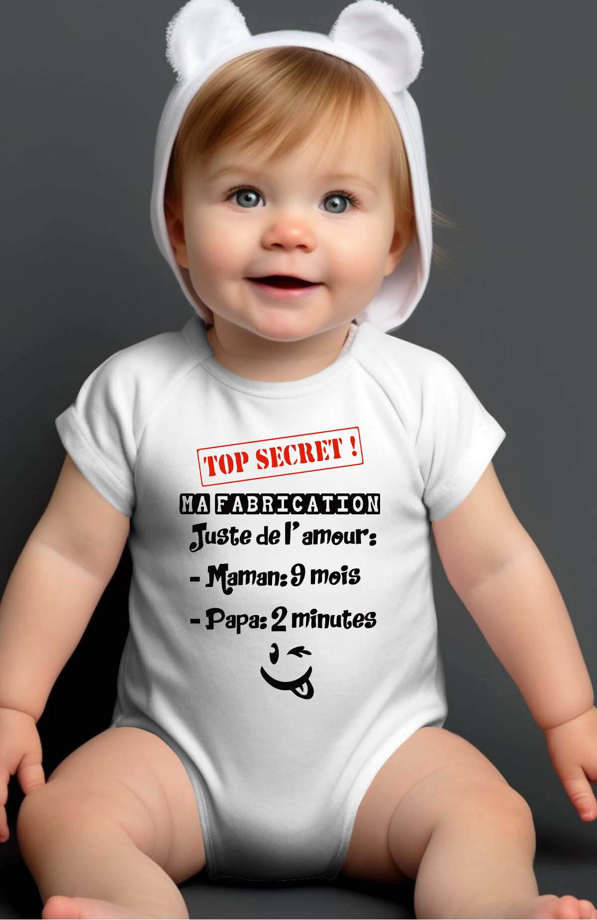 Mayorista I.A.L.D FRANCE - Fabricación top secret - Body bebé niña