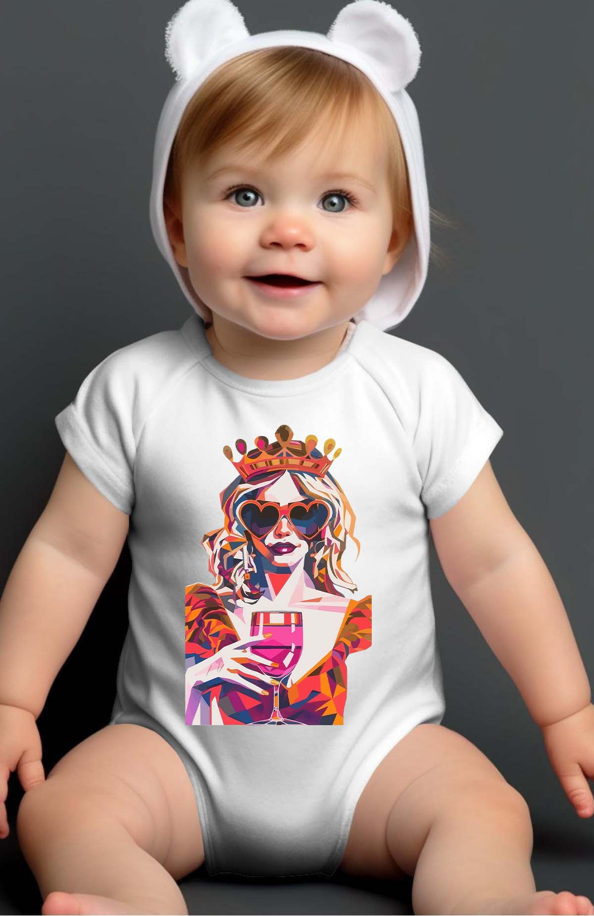 Großhändler I.A.L.D FRANCE - Q Glasse – Body für Baby-Mädchen