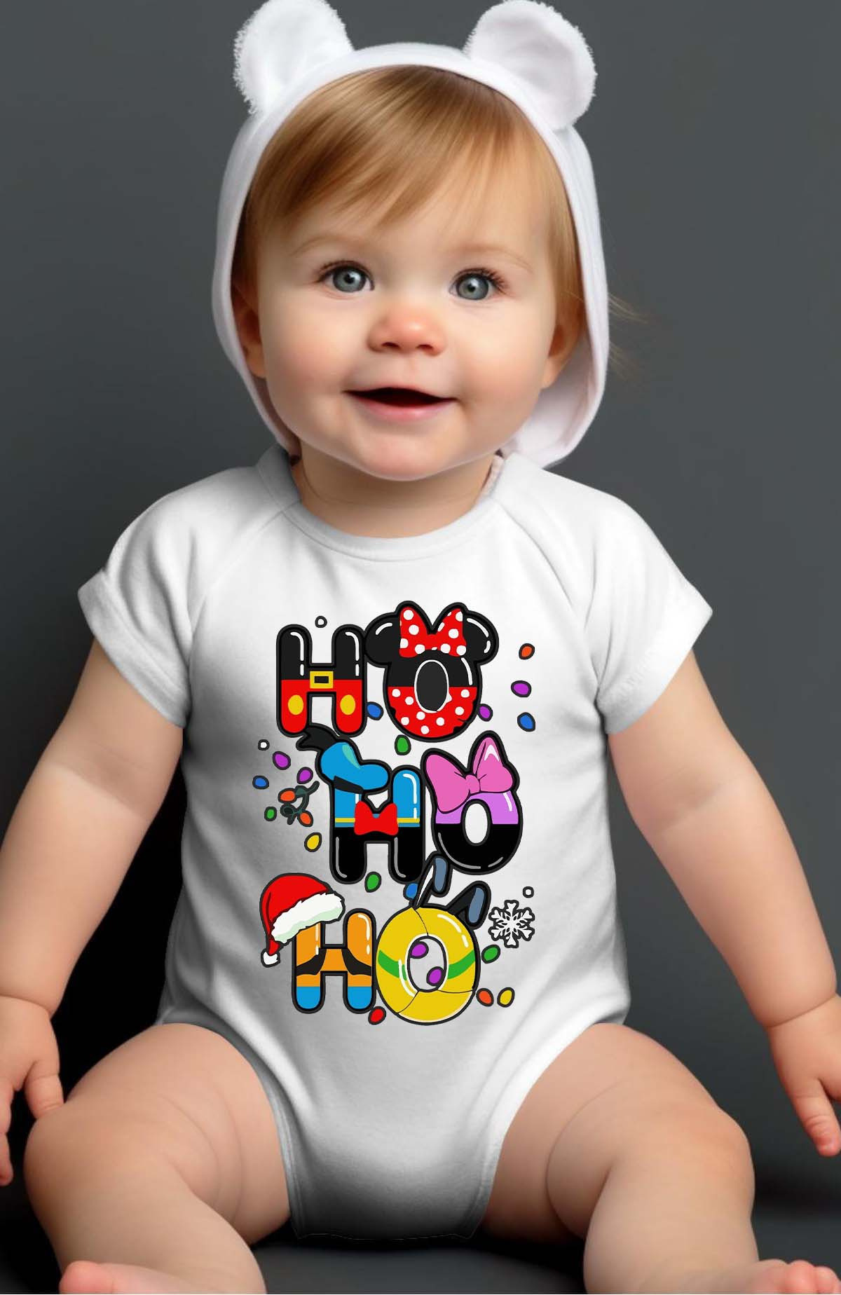 Wholesaler I.A.L.D FRANCE - Hohoho Disn - Baby girl bodysuit