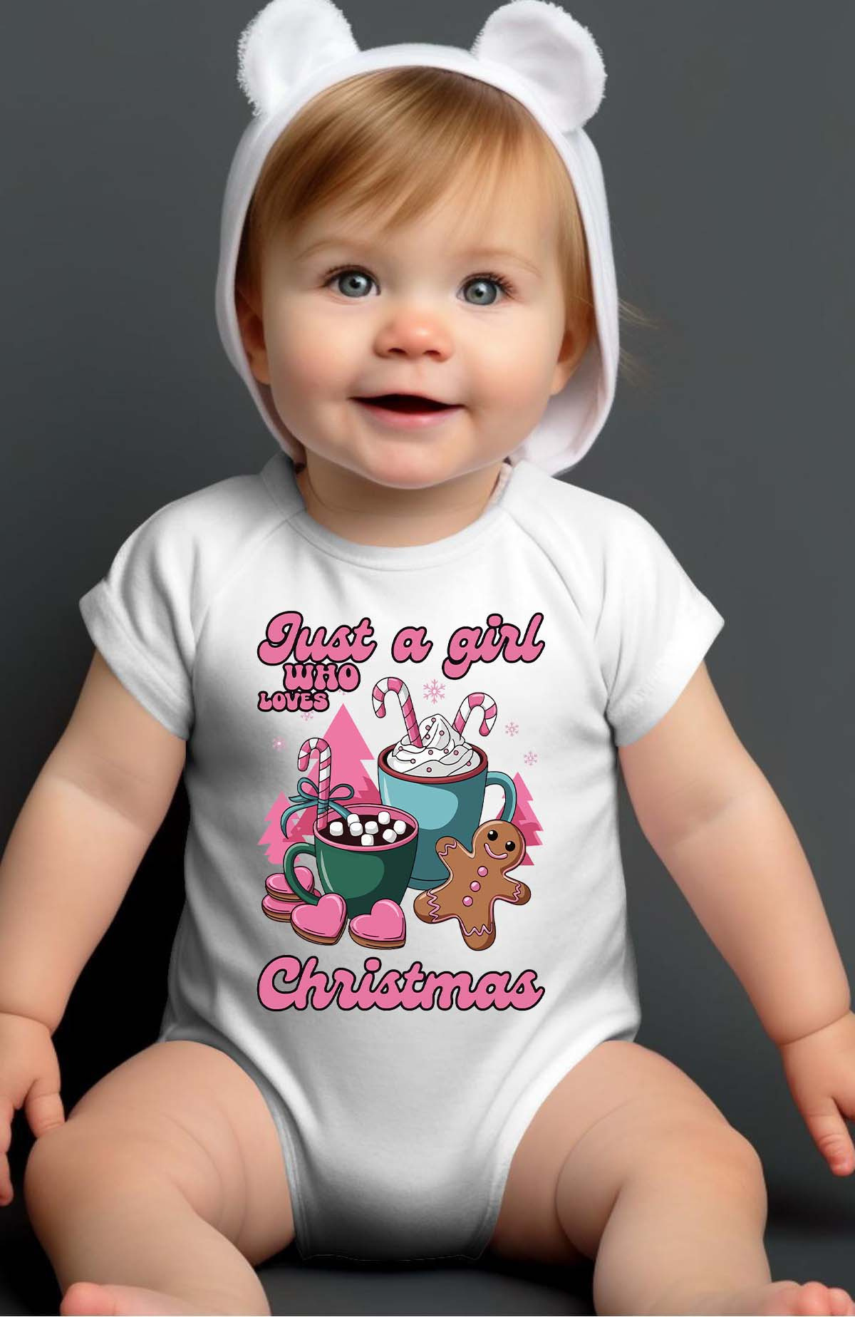 Grossiste I.A.L.D FRANCE - Just a Girl Xmas - Body bébé Fille