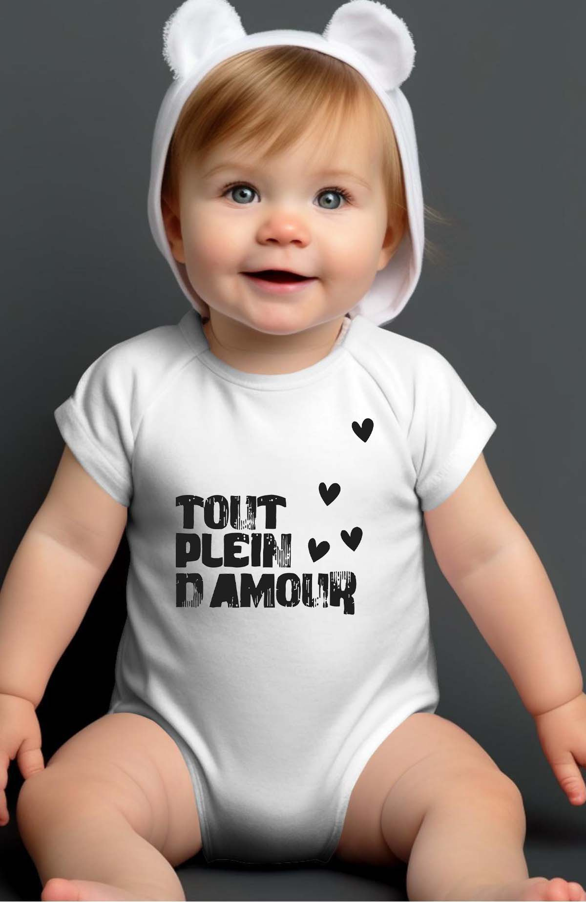 Grossiste I.A.L.D FRANCE - Tout amour - Body bébé Fille