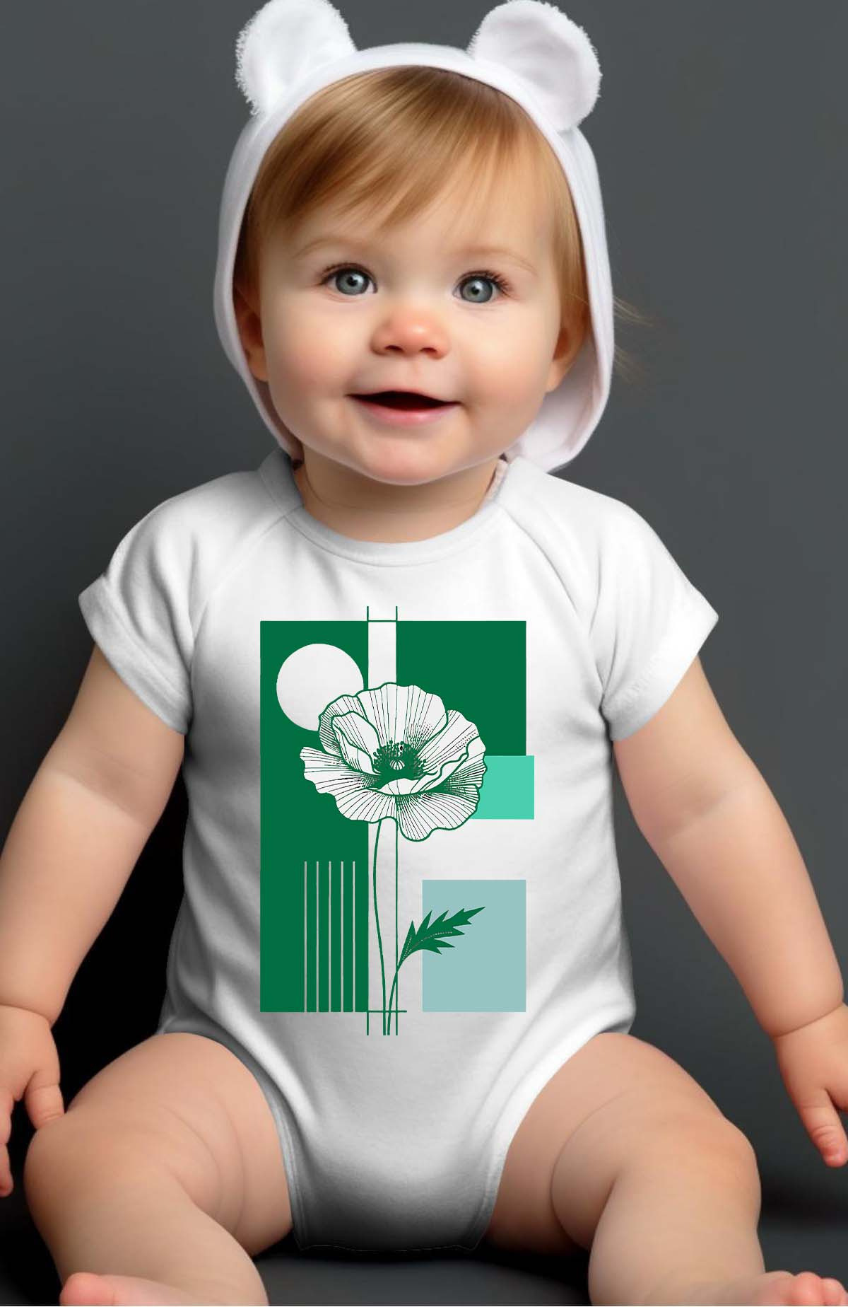 Grossiste I.A.L.D FRANCE - Flower style - Body Bébé Fille
