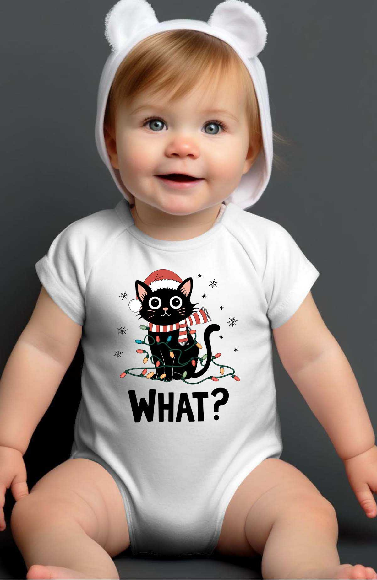 Grossista I.A.L.D FRANCE - Gatto sorpreso - body per bambina