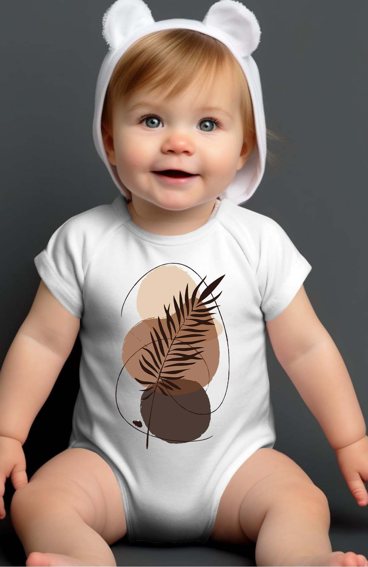 Mayorista I.A.L.D FRANCE - Hoja de café - Body bebé niña