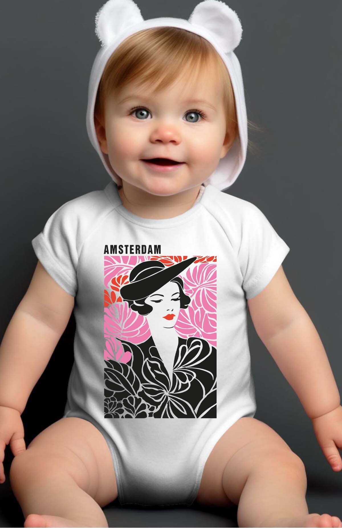 Grossiste I.A.L.D FRANCE - Fleur d'Amsterdam - Body Bébé Fille