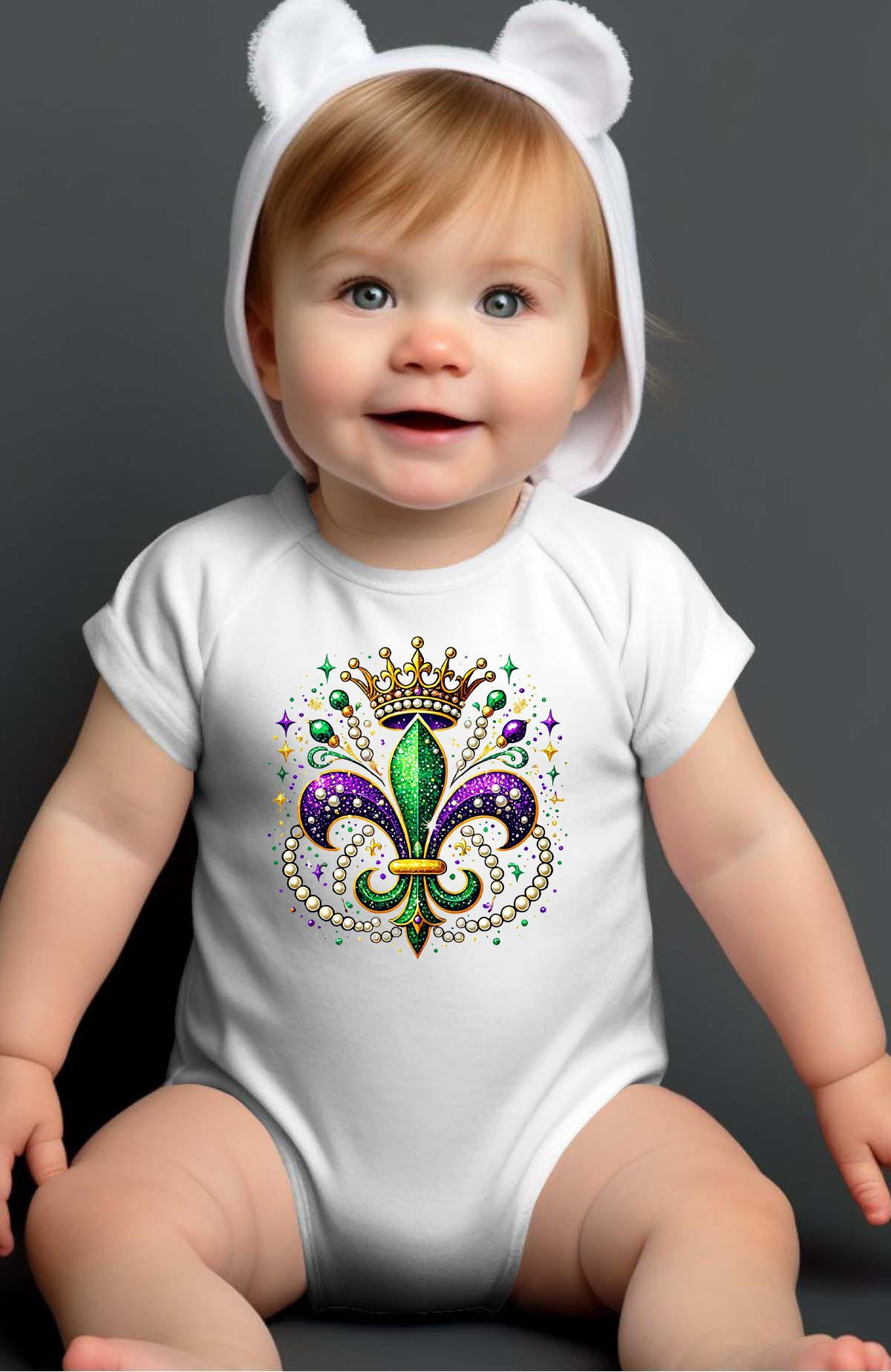 Wholesaler I.A.L.D FRANCE - Fleur DeLis - Bodysuit Baby Girl