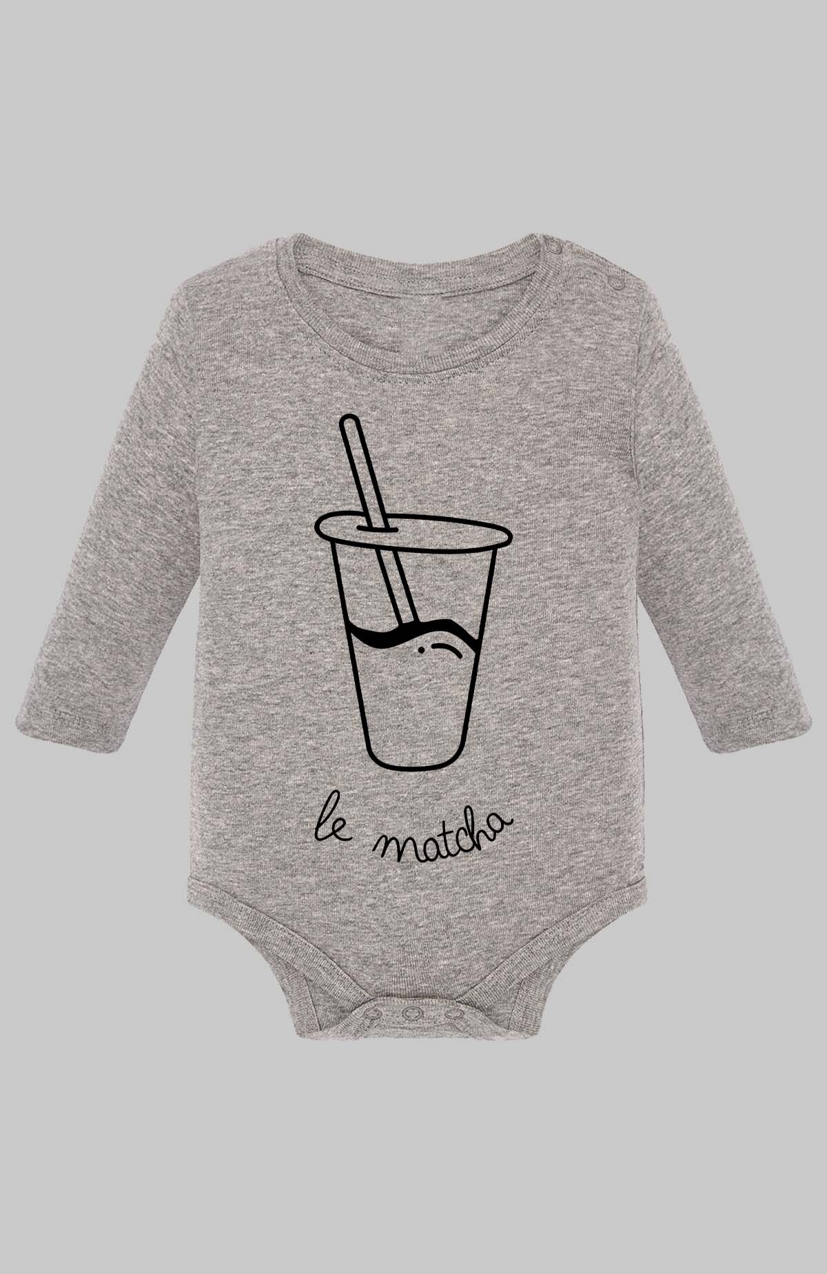 Grossiste I.A.L.D FRANCE - Le matcha - Body Manche longue bébé Fille