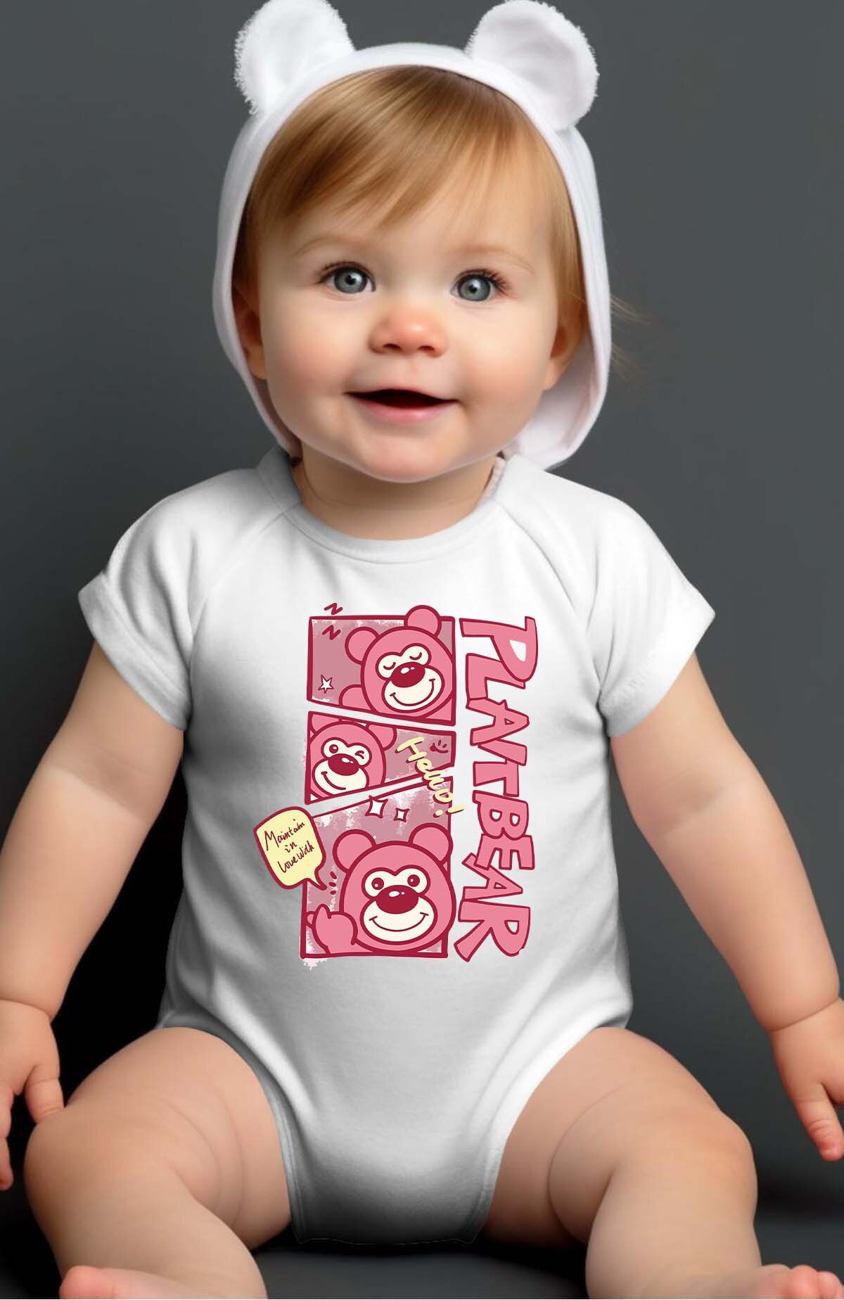 Wholesaler I.A.L.D FRANCE - PlaitBear - Bodysuit Baby Girl