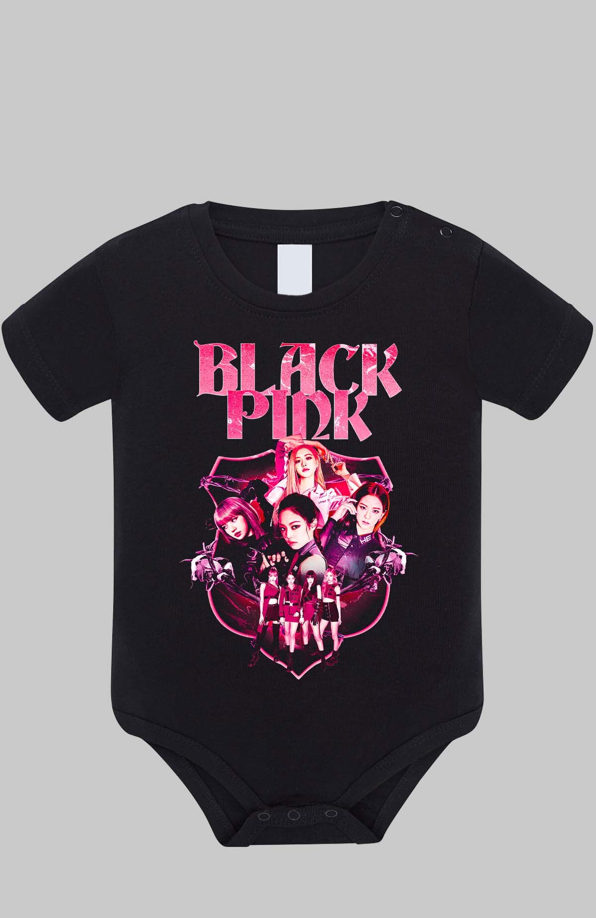 Grossiste I.A.L.D FRANCE - Black pinky - Body Bébé Fille