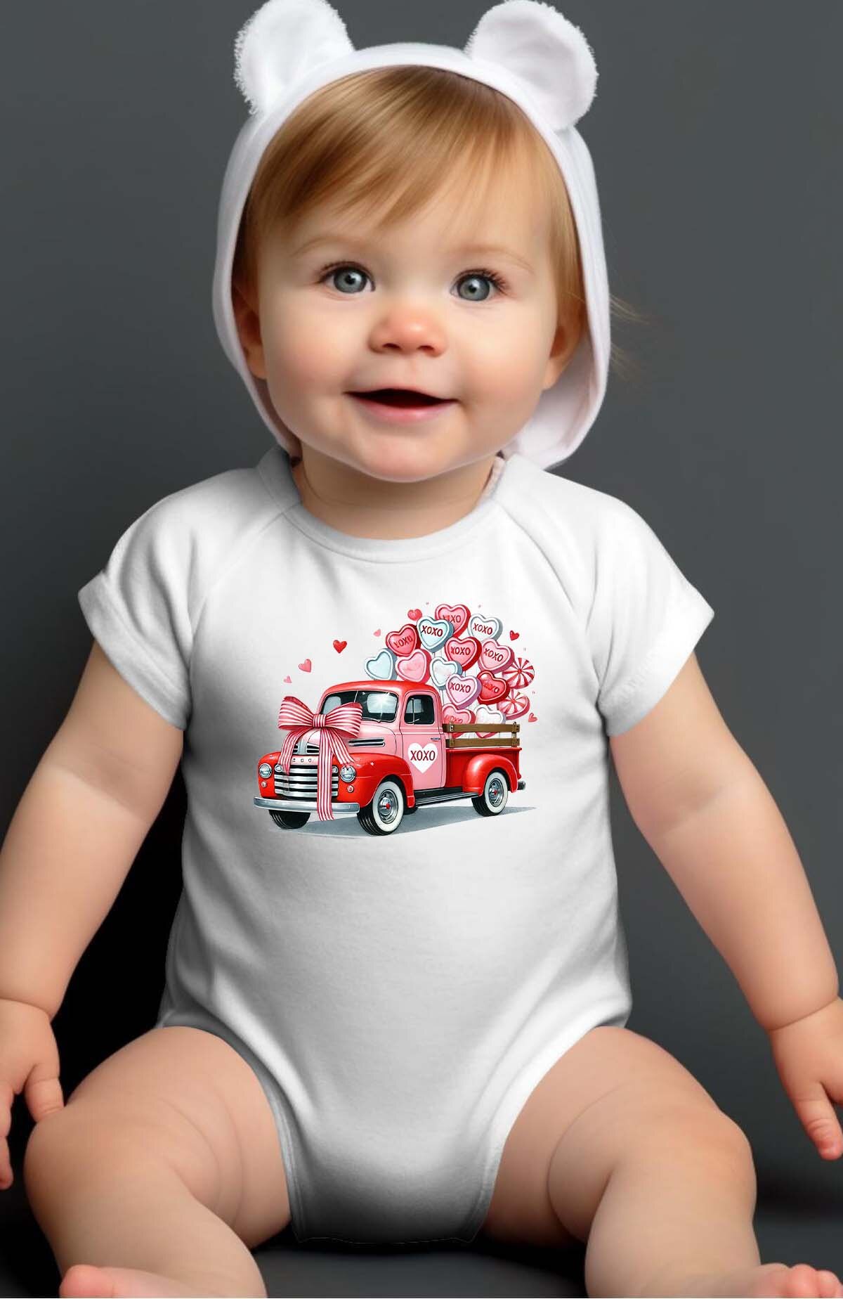 Großhändler I.A.L.D FRANCE - Truck Xoxo - Baby Mädchen Body