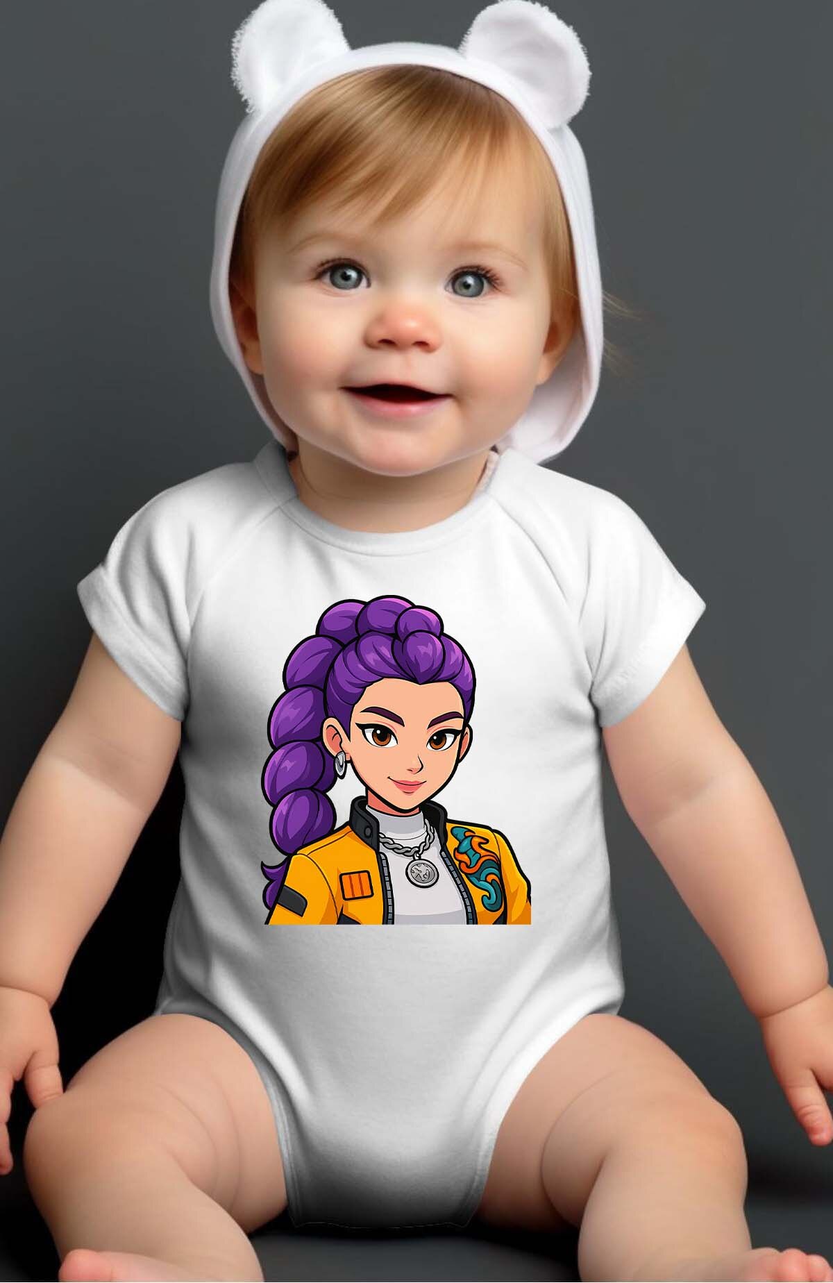 Grossiste I.A.L.D FRANCE - Rumi  cartoon - Body Bébé Fille